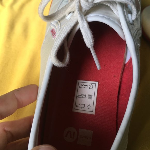 Gravis Sylmz LX 9.5 White with Red Bottoms - Picture 4 of 8